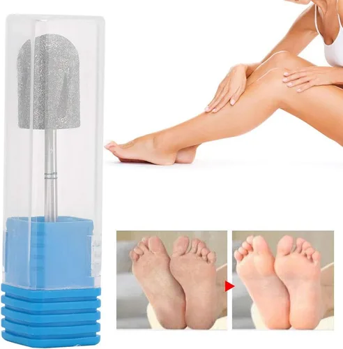 Vista 8 de Broca de cono de pedicura, pedicura de acero inoxidable, pedicura, callos de pie, lijado, cabeza, pies, limar las uñas para pulir y reparar la piel