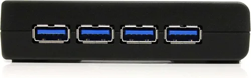 Vista 2 de StarTech. com Hub USB 3.0 SuperSpeed de 4 puertos con adaptador de corriente 5Gbps - Multipuerto portátil USB-A Dock IT Pro - Hub de expansión