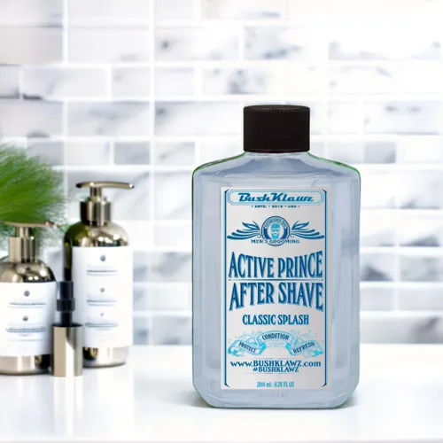 Vista 7 de BushKlawz Clásico Refrescante Enfriamiento Calmante Loción Tónico para Después del Afeitado de Barbería Splash Activo Príncipe Satisface todos