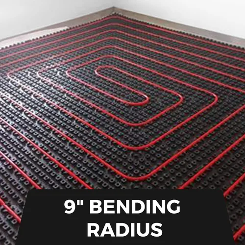 Vista 6 de Happybuy Tubo PEX 1 pulgada, 91 metros Tubo PEX para plomería de agua radiante sin barrera Pex-B?1" Sin barrera/91M/Rojo?