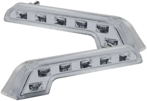 Vista 4 de Faros delanteros LED de repuesto para Ford F250 F350 F450 08-10 - Lente negrotransparente