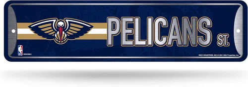 Vista 31 de Rico Industries NBA Basketball Metal Street Sign