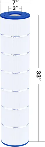 Vista 3 de Cryspool 07116 Filtro compatible con Jandy CL580, CV580, A0104100, R0357900, PJAN-145, C-7482, FC-0820, cartucho de filtro de piscina de 4 x 145