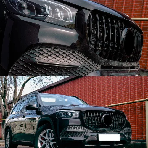 Vista 2 de Parachoques delantero AMG para Mercedes-Benz X167 Clase GLS 2020 2021 2022 2023 AMG