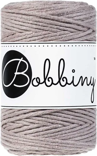Vista 27 de Bobbiny Cordón de macramé de una sola capa para bebé de 0.069 pulgadas (100% algodón reciclado)