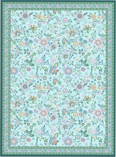 Vista 11 de Almohadillas lavables para orina para perros, paquete de 2 almohadillas reutilizables súper absorbentes para cachorros con patrones de flores Verde