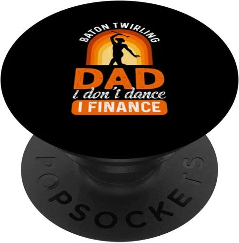 Vista 6 de Gymnastic Cheerleader Twirler Majorette. Baton Twirling PopSockets MagSafe PopGrip para iPhone