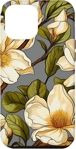 Vista 26 de Botanical Garden Magnolia Flower Case for iPhone 17