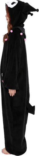 Vista 7 de SAZAC Kuromi Kigurumi - Mono de disfraz de Halloween