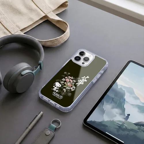 Vista 245 de Carcasa de gel para iPhone 7 Plus/iPhone 8 Plus, diseño de Snoopy Oriental de Peanuts, Badges