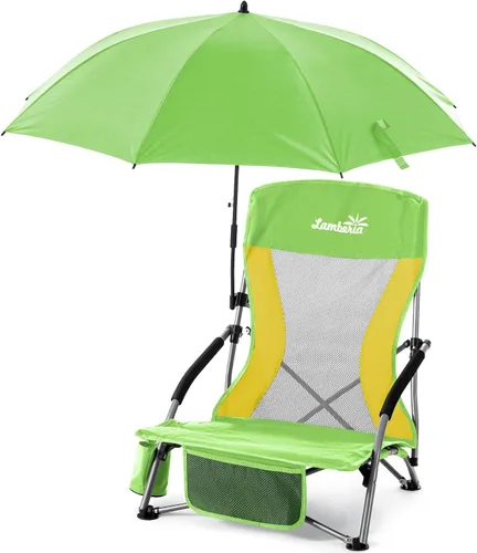 Vista 19 de Lamberia Silla de playa plegable para adultos, paquete de 2, sillas de playa bajas portátiles con capacidad de 300 libras, silla de camping ligera