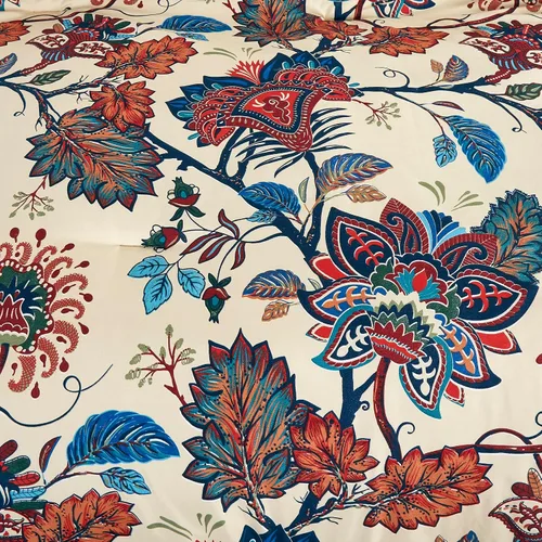 Vista 4 de Chezmoi Collection Azura Juego de Edredón Floral de 2 Piezas Tamaño Individual - Juego de Ropa de Cama de Microfibra Estampada Ligera Multicolor