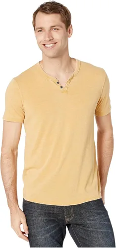 Vista 31 de Lucky Brand Venice Burnout - Camiseta de cuello con muesca y dos botones para hombre