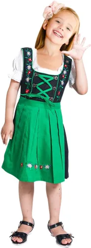 Vista 6 de Niños Dirndl Dik07 3 piezas talla 10, Oktoberfest drindle-s dress-es traje-s