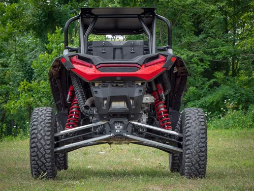 Vista 2 de SuperATV Brazos de radio traseros de aluminio Billet para Polaris RZR XP Turbo S / S4 (2018+) No funciona con parachoques traseros Polaris