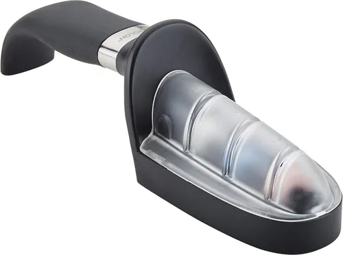 Vista 6 de Anolon 47998 AlwaysSharp - Afilador universal de cuchillos de cocina para cuchillos de hoja recta, 9 pulgadas, color negro