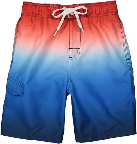 Vista 9 de Kanu Surf Traje de baño de playa con protección UPF 50+ de secado rápido para niños Dominica Verde