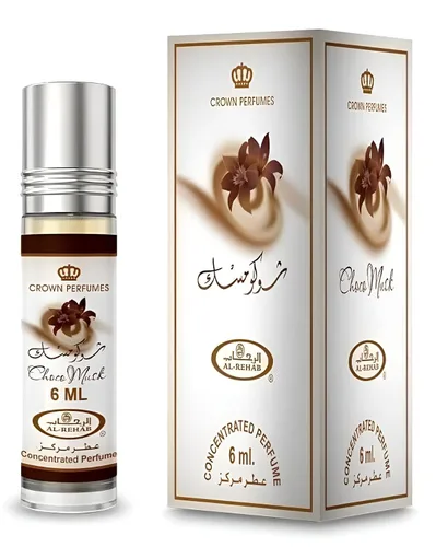Vista 2 de Choco Musk by Al-Rehab - Aceite concentrado de 0.2 onzas para perfume, rollerball (Mini)
