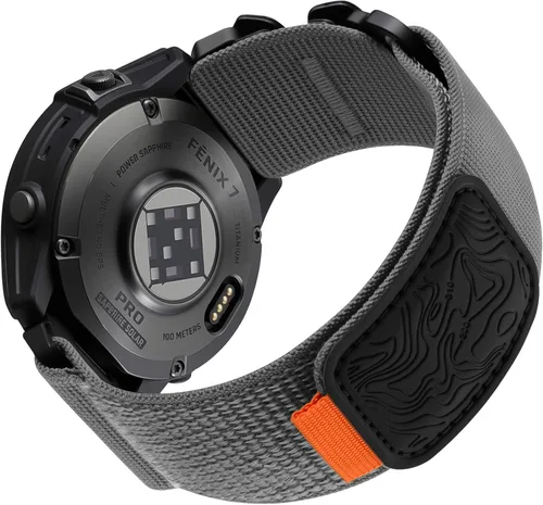 Vista 11 de Bandletic Compatible con Garmin Instinct 2 Correa de Reloj - Bandas Resistente de Nylon de Ajuste Rápido de 22mm para Fenix 8 E 47mm/7 6 Pro/5