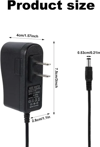 Vista 2 de Adaptador de corriente PS5V2000US, fuente de alimentación compatible con Yealink T29G T46S T48S T52S T54S T56A T58V T58A MP56 T46G 5V 2A Cargador