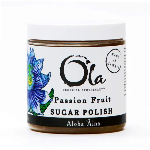 Vista 8 de Ola Tropical Apothecary - Esmalte de azúcar de coco con aceites tropicales puros y extractos de plantas, 11.6 onzas