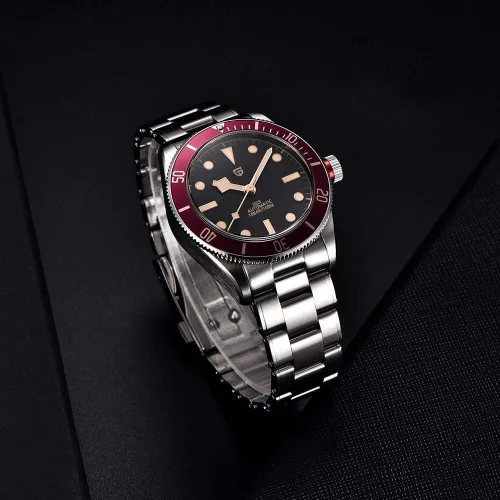 Vista 2 de HaiQin Pagani Design 1671 Men's Automatic Watches for Men Stainless Steel Band NH35 Movement 100M Waterproof Self Winding Sport Wrist Watch