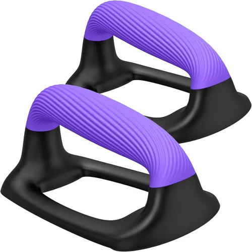 Vista 12 de Kipika Barras para Flexiones, Soportes de Flexiones con Mango de Plástico Suave Engrosado, Base Estable y Antideslizante, Mangos para Flexiones