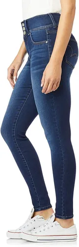 Vista 2 de WallFlower Women's Sassy Skinny High-Rise Insta Soft Juniors Jeans (Standard and Plus)