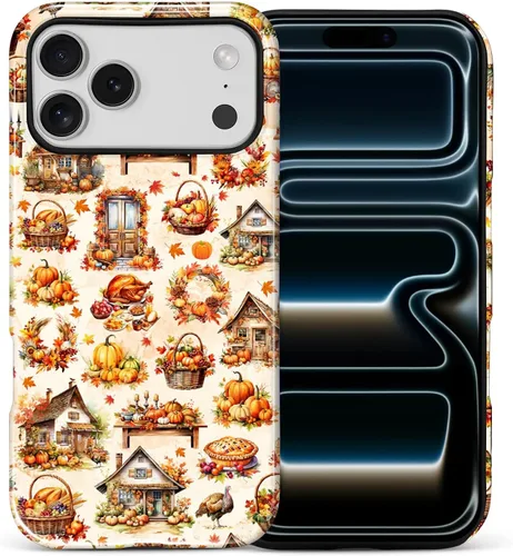 Vista 75 de Funda para iPhone 13 iPhone 14, a prueba de golpes, funda protectora híbrida de 2 capas, doble protección contra caídas, antiarañazos, diseño Rojo