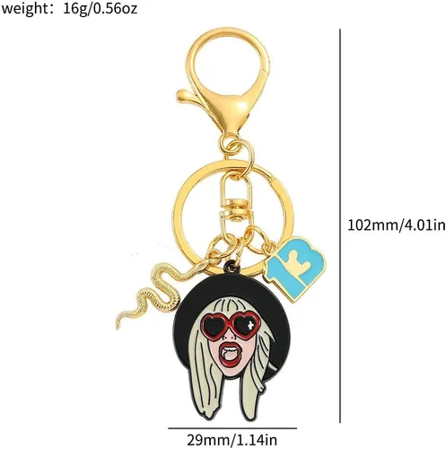 Vista 5 de Yiizetony Taylor Music - Juego de pulseras inspiradas en la música para Swifties, Eras Tour, traje de concierto Merch Swift llavero, pulseras
