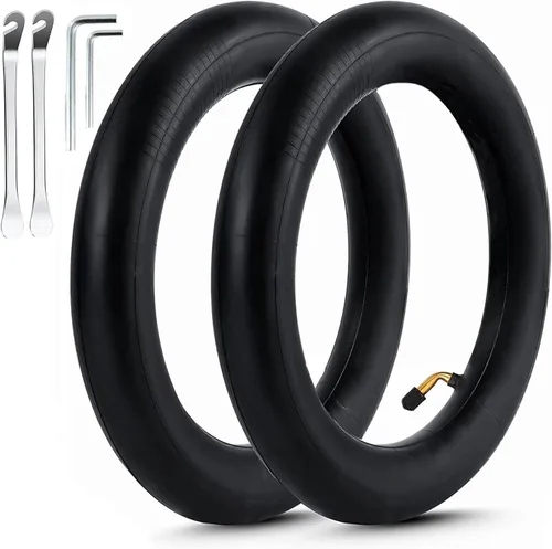 Vista 8 de Cooryda Neumático y tubo interior de 10 x 2.125, tubo interior de 10 x 2.125 pulgadas para ruedas de repuesto de neumáticos de scooter eléctrico