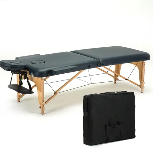 Vista 17 de Mesa de masaje profesional, 2 camas plegables con reposacabezas + reposabrazos + bolsa de hombro para extensiones de pestañas, spa, mesa de tatuaje