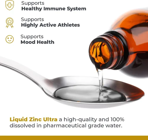 Vista 4 de Premier Research Labs Ultra suplemento de zinc líquido, para apoyo inmunológico y bienestar para adultos y niños, gotas altamente absorbibles, se
