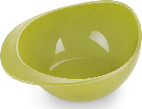 Vista 6 de Ozeri Juego de platos Earth para niños, 100% hecho de una planta, verde