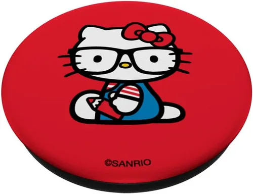 Vista 2 de Hello Kitty Nerd Glasses Classic - PopSockets - Soporte para teléfonos y tabletas