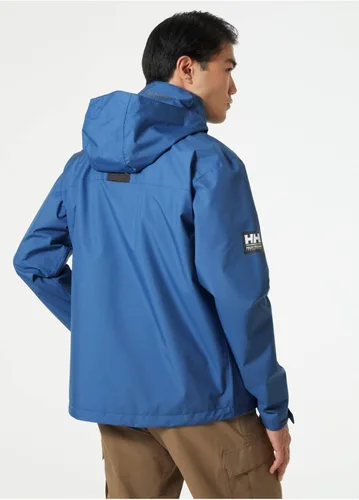 Vista 4 de Helly-Hansen Chaqueta estándar con capucha para hombre, 636 Azurite, M