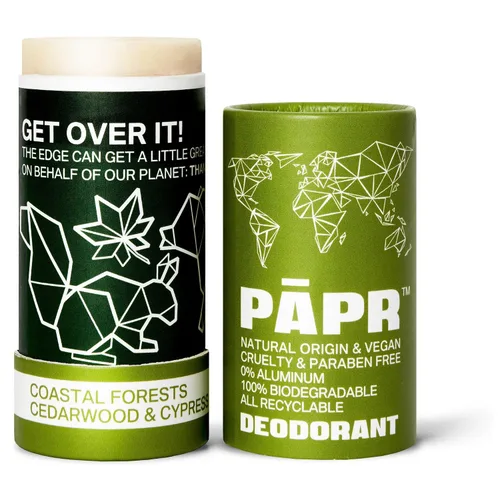 Vista 9 de PAPR-Desodorante natural en embalaje de papel sostenible sin residuos, desodorante vegano para hombres y mujeres, sin fragancia artificial, aluminio
