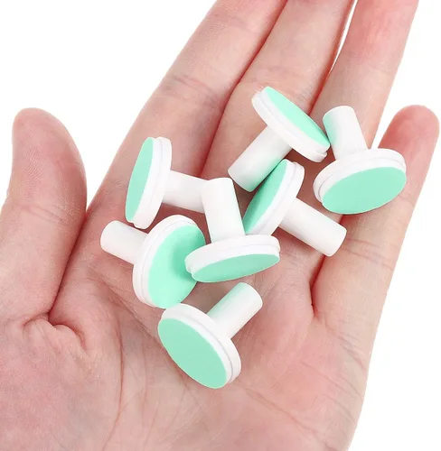 Vista 7 de DOITOOL Almohadillas de repuesto para lima de uñas eléctricas para bebés, 24 cabezales de rectificado de 0.70 pulgadas para recortadora de uñas