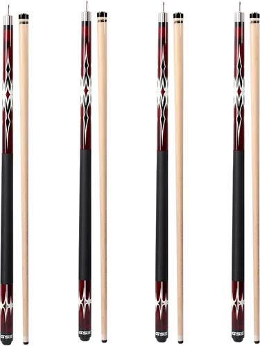 Vista 18 de GSE Games & Sports Expert 58" 2-Piece Canadian Maple Hardwood Billiard Pool Cue Sticks for Men/Women, House or Commercial/Bar Use