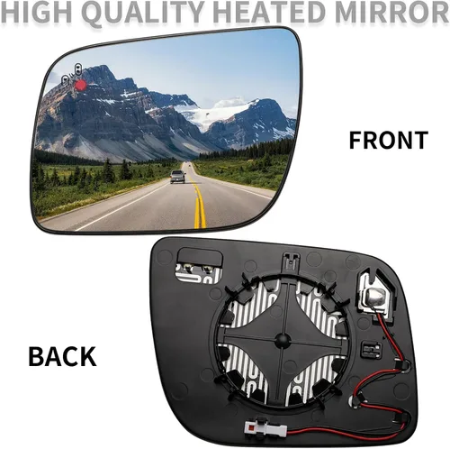 Vista 2 de Espejo lateral del conductor de repuesto para Ford Explorer 2011 2012 2013 2014 2015 2016 2017 – Espejo lateral izquierdo, espejo retrovisor