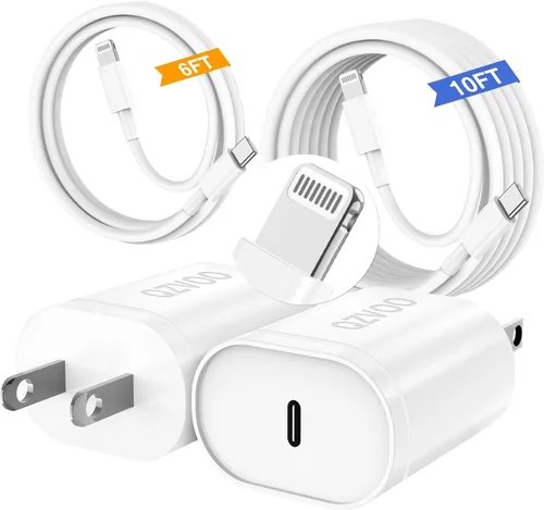 Vista 22 de Paquete de 2 bloques de cargador USB C de 100 W, adaptador de pared de Negro