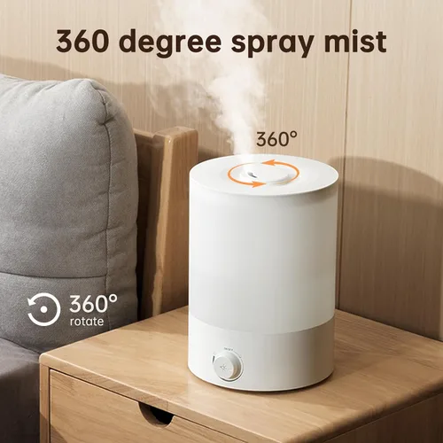 Vista 9 de YOGIN Humidificadores para Dormitorio Habitación Grande, Llenado Superior 2.5L Humidificadores Ultrasónicos de Niebla Fría para Guardería de Bebé