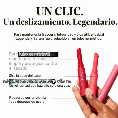Vista 3 de RMS Beauty Legendary Serum Lápiz labial, 0.14 oz