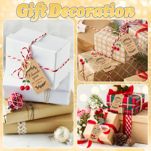 Vista 5 de Dreamtop Llavero de cereza para fiesta, 24 juegos de llaveros de cerezas, regalos de fiesta de Navidad, regalo de agradecimiento, accesorios