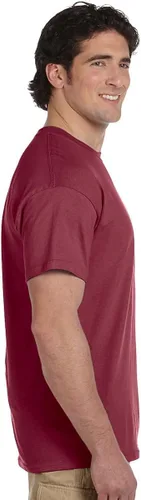 Vista 4 de Hanes Playera ecológica, de tela cómoda de mezcla de algodón y poliéster, de 5.2 onzas.
