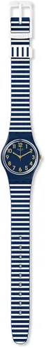 Vista 2 de Swatch Reloj unisex ORA D'ARIA (Modelo LN153), Azul, Movimiento de cuarzo