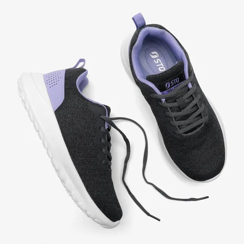 Vista 7 de STQ Zapatos deportivos para caminar resistentes al agua para mujer con soporte de arco