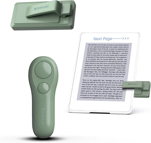 Vista 11 de SK SYUKUYU RF - Control de página remoto, volteador de páginas para Kindle, iPad, Surface, Comics, iPhone, tabletas Android, lectura de novelas