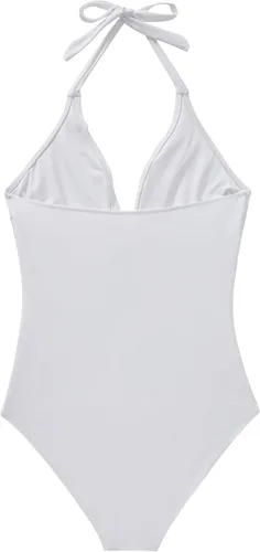Vista 49 de SUUKSESS Traje de baño sexy de una pieza con volantes y control de abdomen para mujer