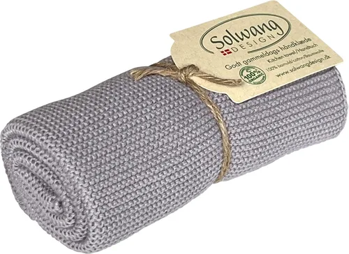 Vista 29 de Solwang 100% algodón orgánico certificado fabricado en la India Toalla de cocina/mano de diseño danés (verde ártico orgánico)